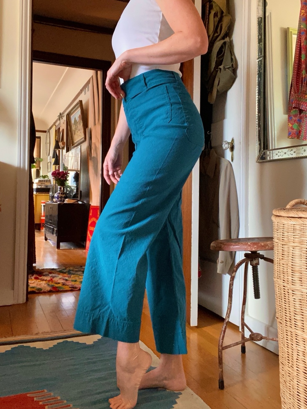 Maeve The Colette Teal Pants
